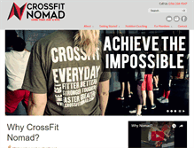 Tablet Screenshot of crossfitnomad.com